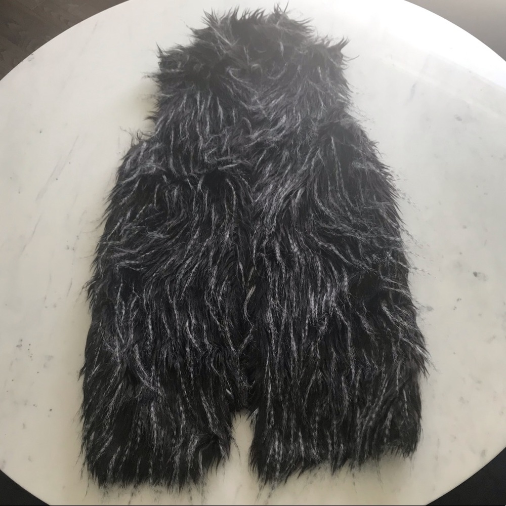 Adrianna Papell Faux Fur Vest